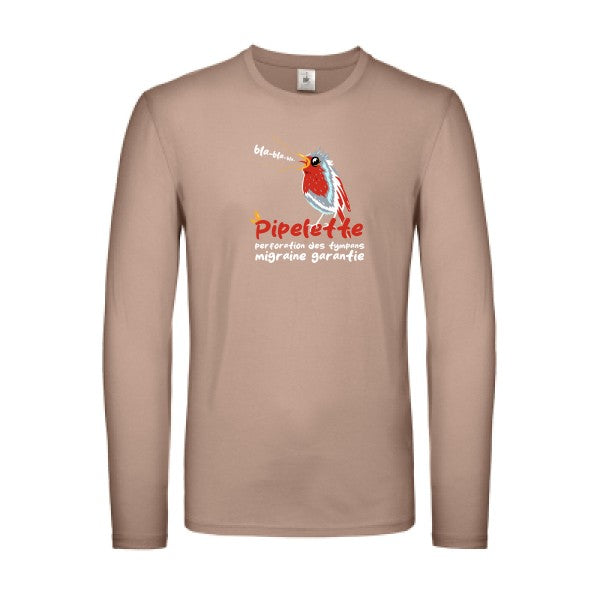 Pipelette  B&C - E150 LSL T-shirt manches longues léger