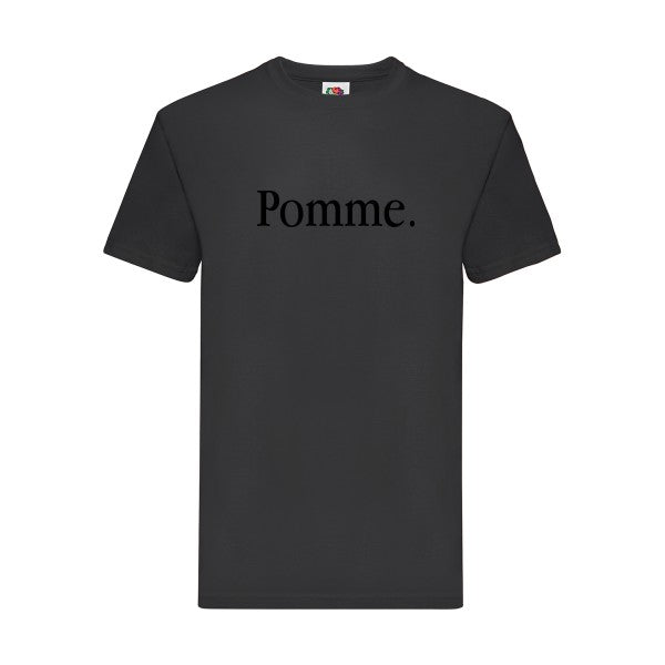 T-shirt|Pub Subliminale |flex Noir| Fruit of the loom 205 g 