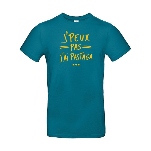 J'peux pas j'ai pastagaFlex jaune or- T-shirt E190|Diva Blue||2XL