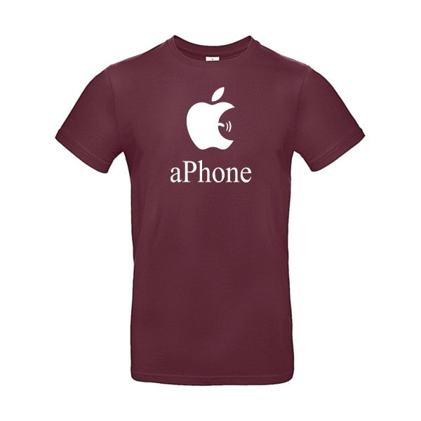 aPhone B&C- T-shirt E190|Burgundy||2XL