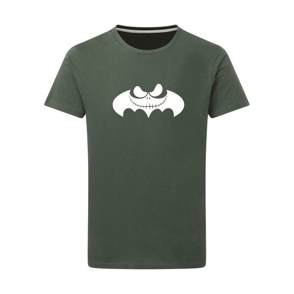 BATJACK Blanc -Flex Blanc sur T-shirt SG  Thyme  2XL