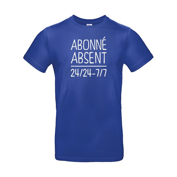 Abonné absentFlex Blanc - E190 T-shirt|Cobalt Blue||2XL