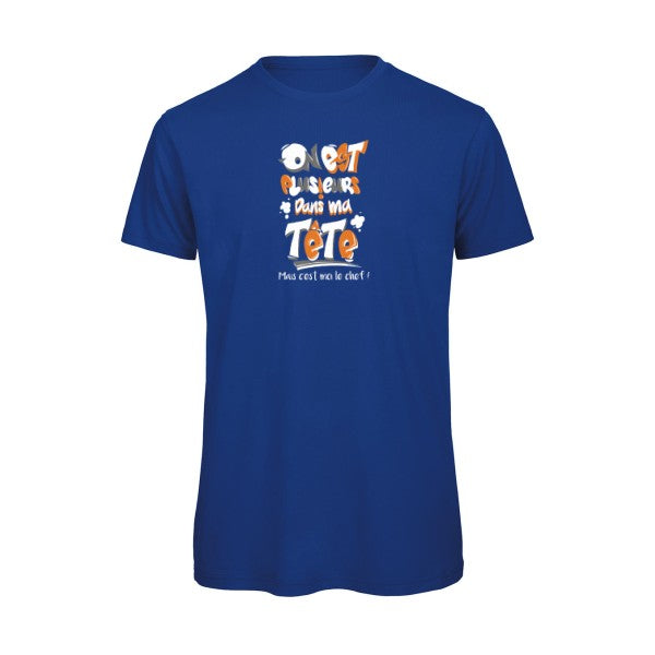 T-shirt humour original C Est Moi Le Chef T Shirt couleur Royal Blue