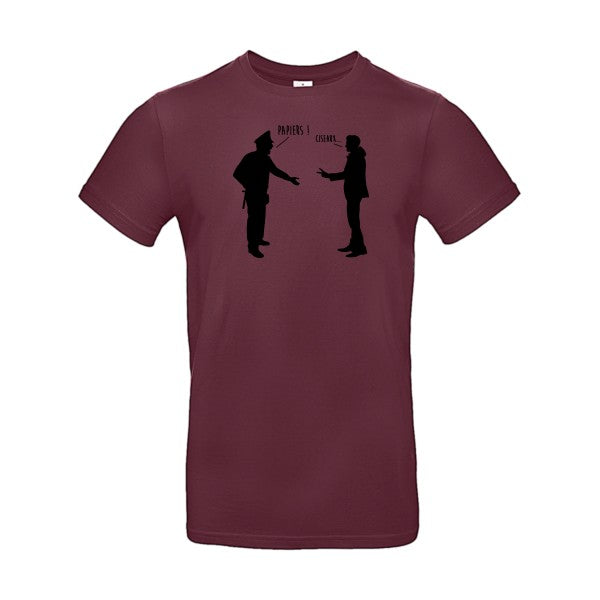 CHIFOUMI Flex noir |E190 T-shirt|Burgundy||2XL