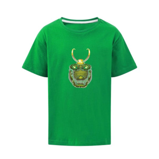 Alligator smile SG - Kids T-shirt enfant Kelly Green Taille 140 (9-10/XL)