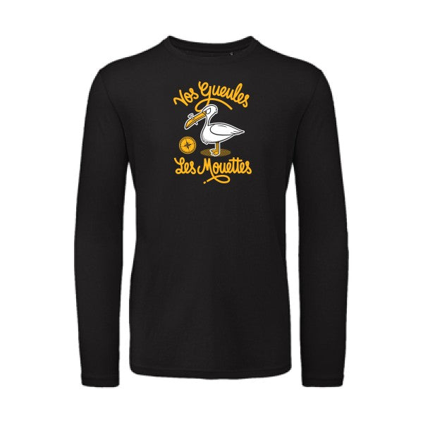 Vos gueules les mouettes | T-shirt original LSL Black 2XL