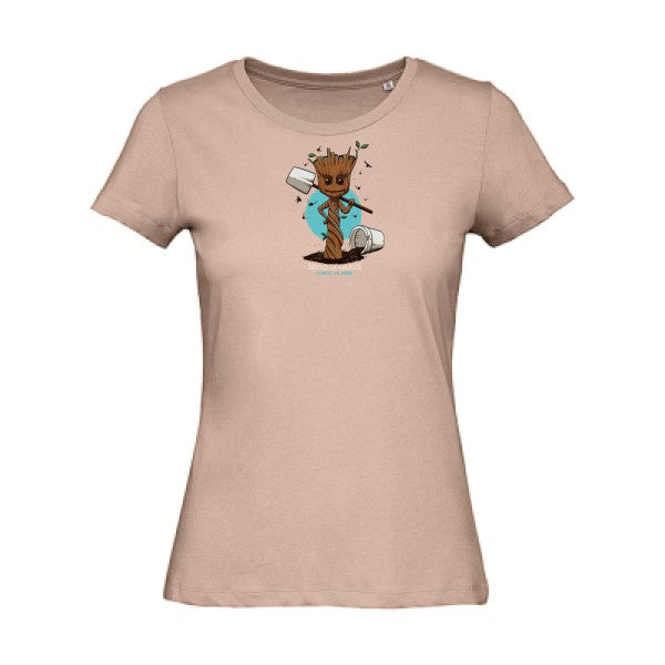 Plantez-un-arbre- - t-shirt original femme Millennial Pink