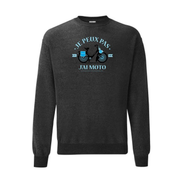 Je peux pas j'ai moto Fruit of the loom 280 g/m² Sweat shirt