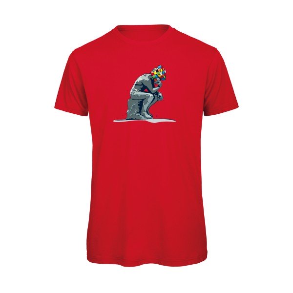T-shirt humour original Reflexion En Cours T Shirt couleur Red