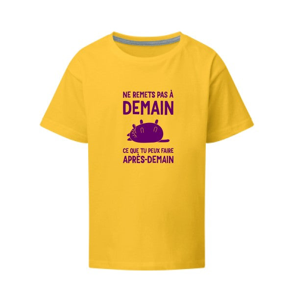 Ne remets pas à demain Flex Violet SG - Kids T-shirt enfant sunflower Taille 140 (9-10/XL)