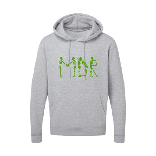 MDR |Sweat  capuche humoristique Vert pomme 