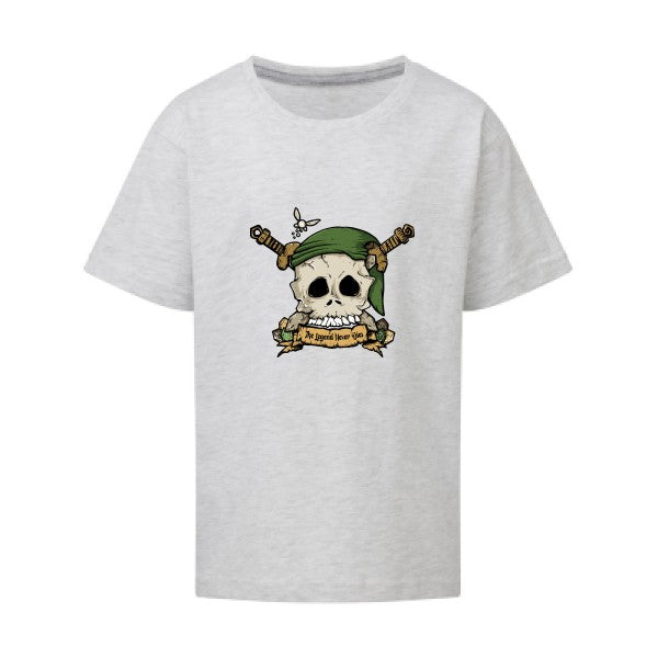 Zelda Skull SG - Kids T-shirt enfant Ash Grey Taille 152 (11-12/2XL)