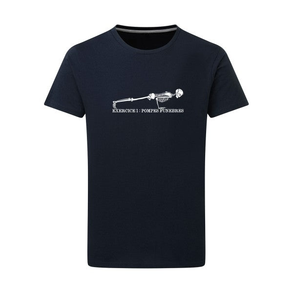 POMPES FUNÈBRES  Tshirt original Navy  5XL