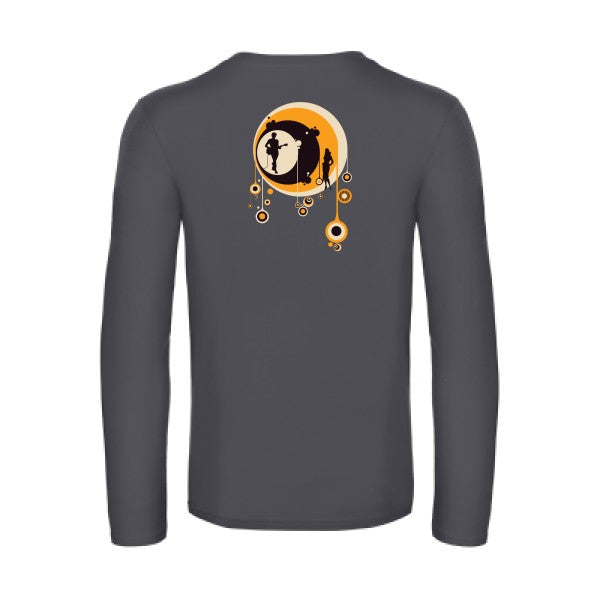 70-s-t-shirt-manches-longues-original-humour -Dark Grey
