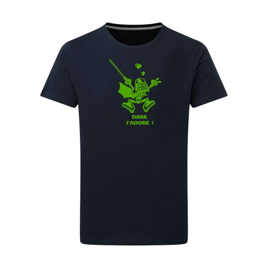 dark vert pomme -Flex vert pomme sur T-shirt SG  Navy  5XL