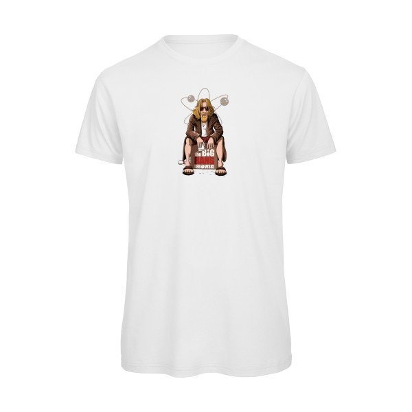 T-shirt humour original The Big Bang Lebowski T Shirt couleur White