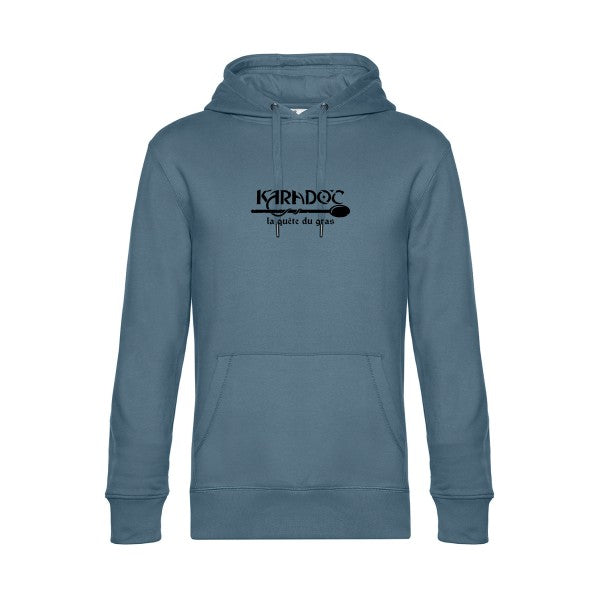 Karadoc sweat shirt original nordic blue flex Noir impression Face