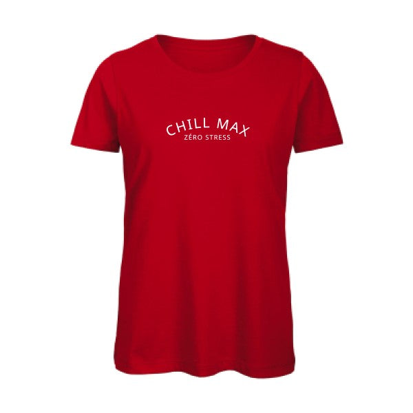 chill max-t-shirt Red flex Blanc