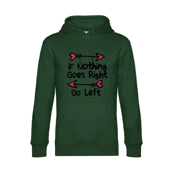 Go-right-- Sweat à capuche original Bottle Green - RueDuTeeshirt