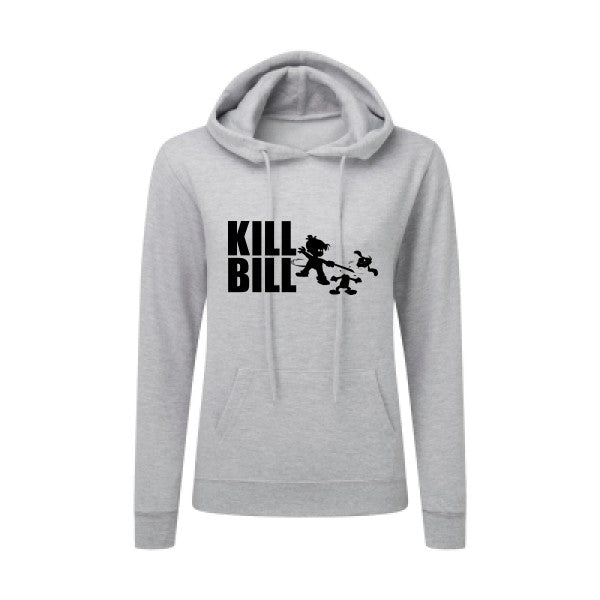 kill bill Noir |Sweat original à capuche Femme