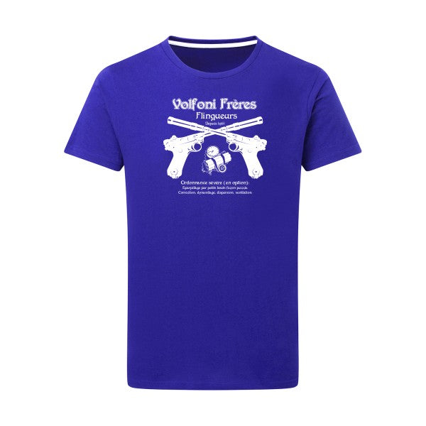 Volfoni Frère -Flex vert pomme sur T-shirt SG  Royal Blue  5XL