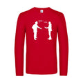 chifoumi - t shirt- manches- longues- original- humour- Red impression Face