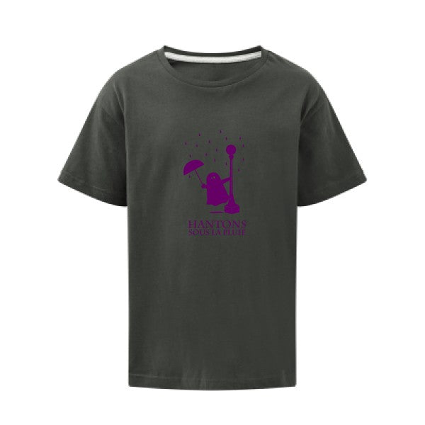 Hantons sous la pluie Flex Violet SG - Kids T-shirt enfant Charcoal Taille 152 (11-12/2XL)