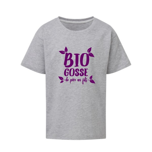 BIO GOSSE  Flex Violet SG - Kids T-shirt enfant Light Oxford Taille 152 (11-12/2XL)