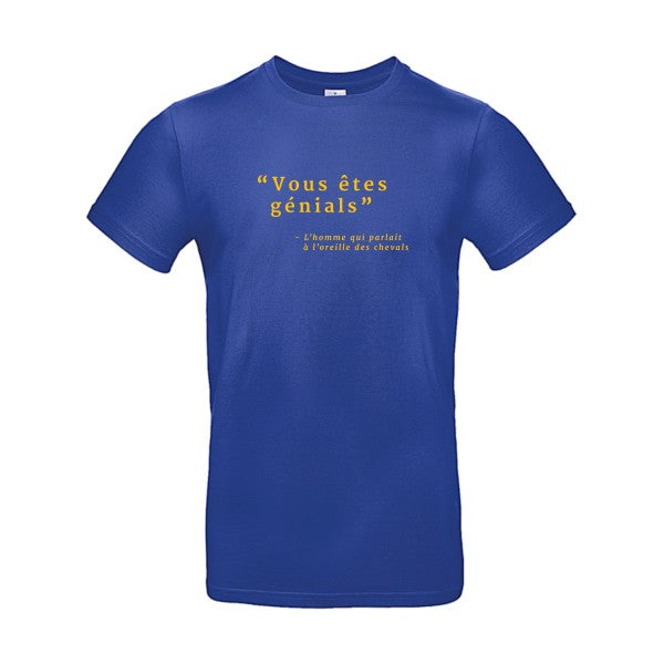 Vous êtes génialsFlex jaune or- T-shirt E190|Cobalt Blue||2XL