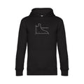 Hippopotenuse sweat shirt original Black flex Blanc impression Face