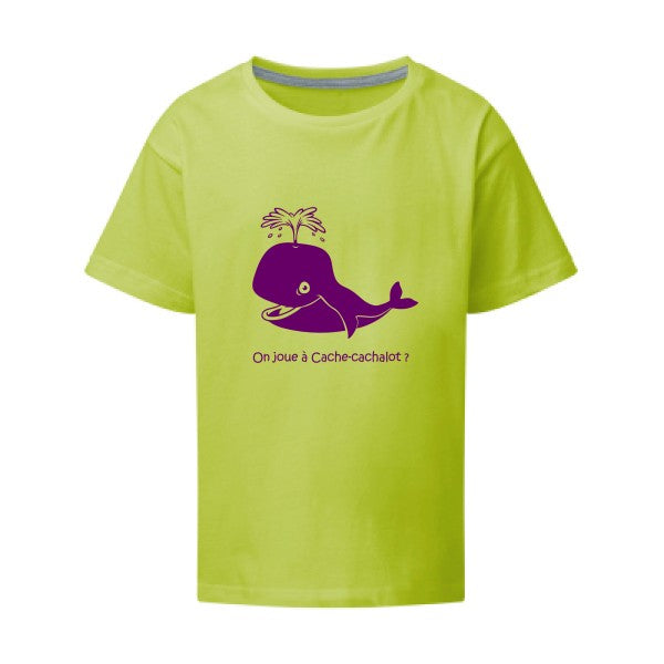 Cache-cachalot Flex Violet SG - Kids T-shirt enfant Lime Taille 152 (11-12/2XL)