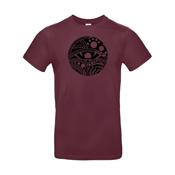 EyeFlex noir- T-shirt E190|Burgundy||2XL