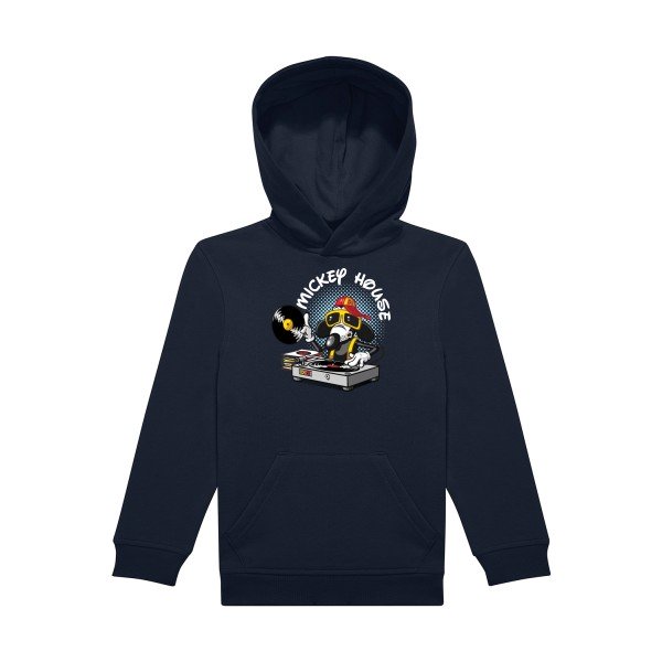 sweat capuche enfant Navy- Mickey-house