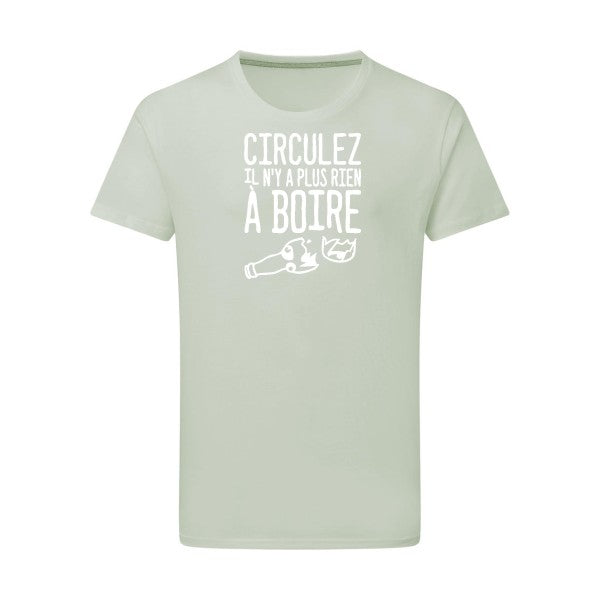 Circulez il n'y a plus rien à boire - Flex Blanc Tshirt original Pastel Macchiato  2XL