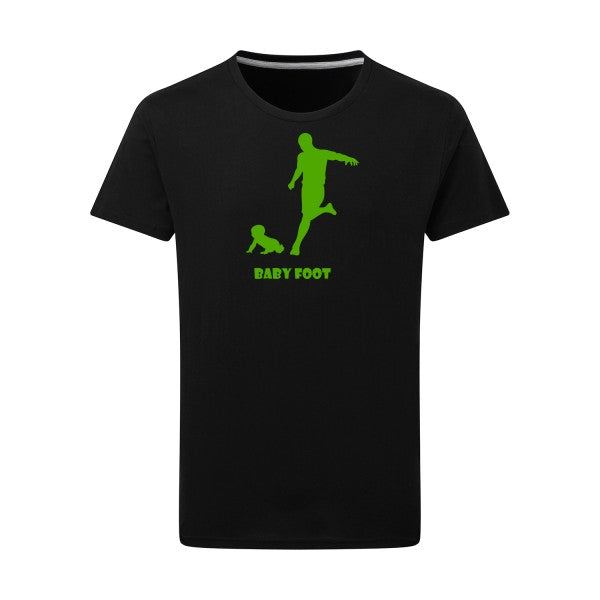 Baby foot vert pomme -Flex vert pomme sur T-shirt SG  Dark Black  4XL