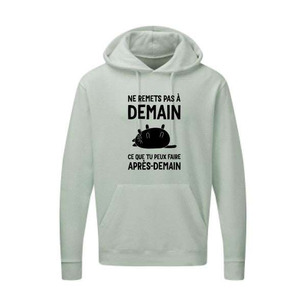 Ne remets pas à demain Noir SG - Hooded Sweatshirt Sweat capuche