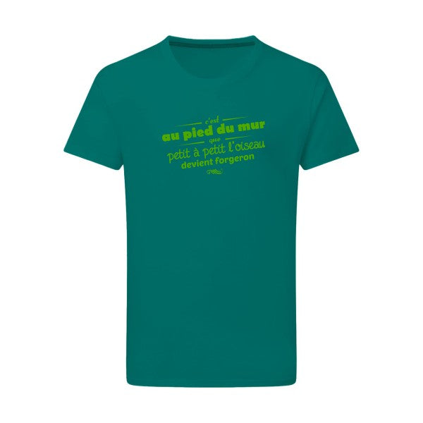 Proverbe à la con vert pomme -Flex vert pomme sur T-shirt SG  Emerald Green  2XL