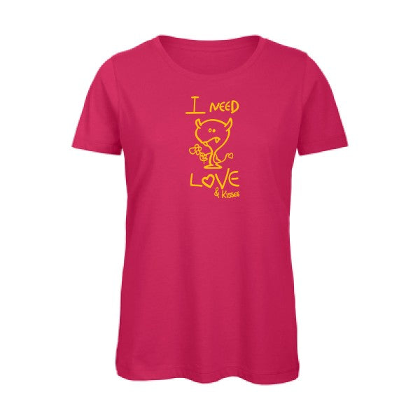 T shirt humour bio femme   femme bio|LOVER jaune Or 