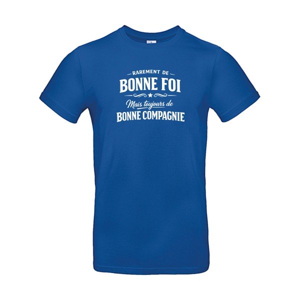 bonne foi-tshirt_Royal Blue_flex_Blanc