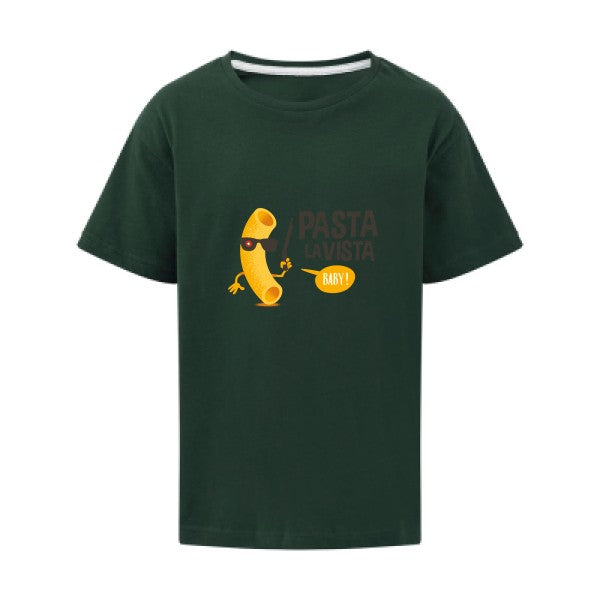 Pasta la vista SG - Kids T-shirt enfant Bottle Green Taille 152 (11-12/2XL)