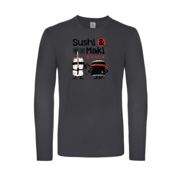 Sushi et Maki B&C - E150 LSL T-shirt manches longues léger