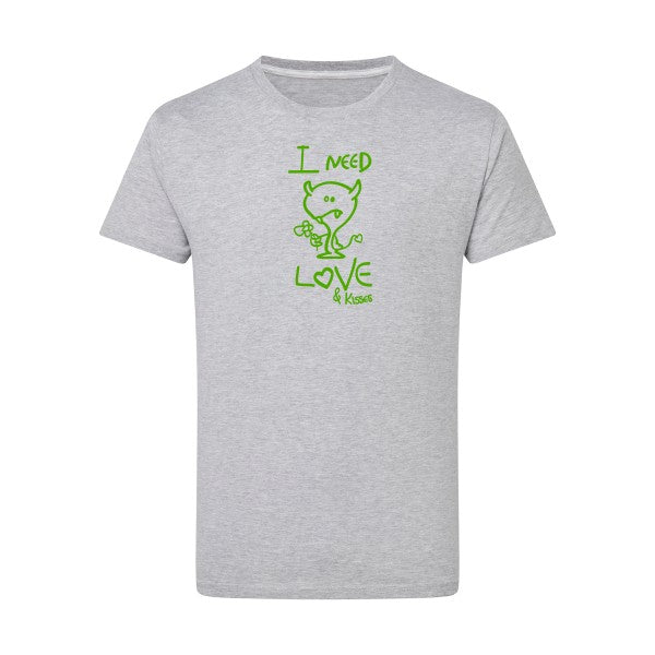 LOVER - Flex Vert pomme Tshirt original Light Oxford  5XL