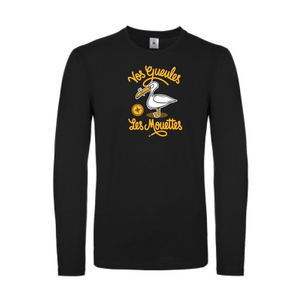 Vos gueules les mouettes B&C - E150 LSL T-shirt manches longues léger