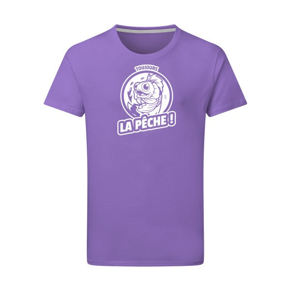 Toujours la pêche ! - Flex Blanc Tshirt original Aster Purple  2XL