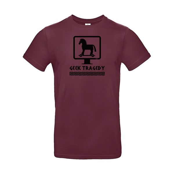 Geek TragedyFlex noir- T-shirt E190|Burgundy||2XL