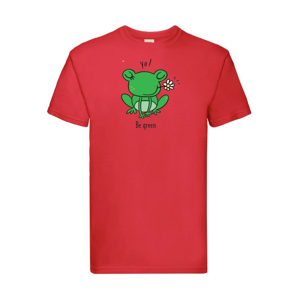 Be Green  Fruit of the loom 205 g/m² T-shirt/ Red