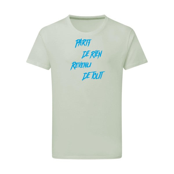 Parti de rien - Flex bleu clair Tshirt original Pastel Macchiato  2XL