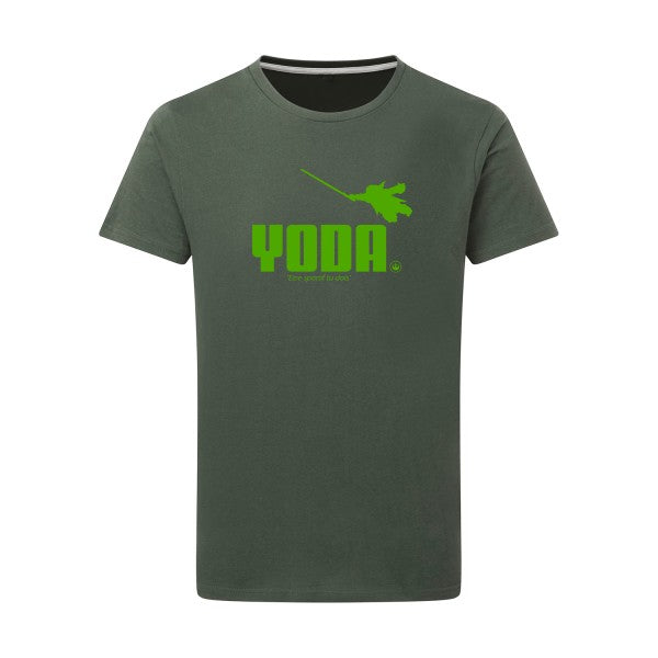 Yoda vert pomme -Flex vert pomme sur T-shirt SG  Thyme  2XL