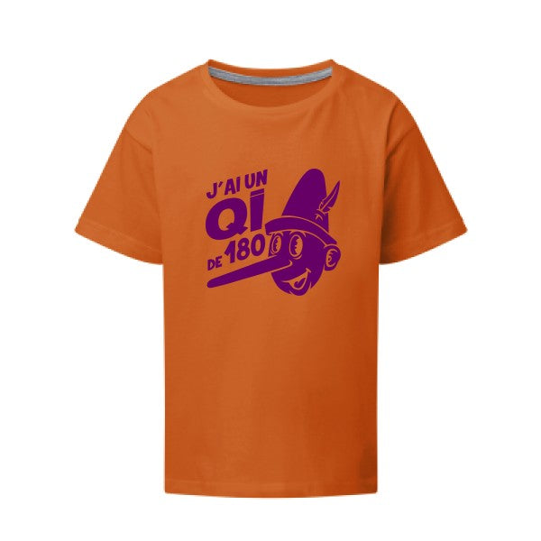 Quotient intellectuel Flex Violet SG - Kids T-shirt enfant Orange Taille 152 (11-12/2XL)