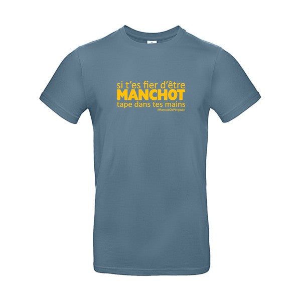 ManchotFlex jaune or - E190 T-shirt|Stone Blue||2XL